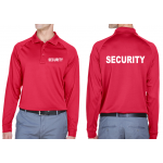 Custom Security Tactical Performance Longsleeve Polo